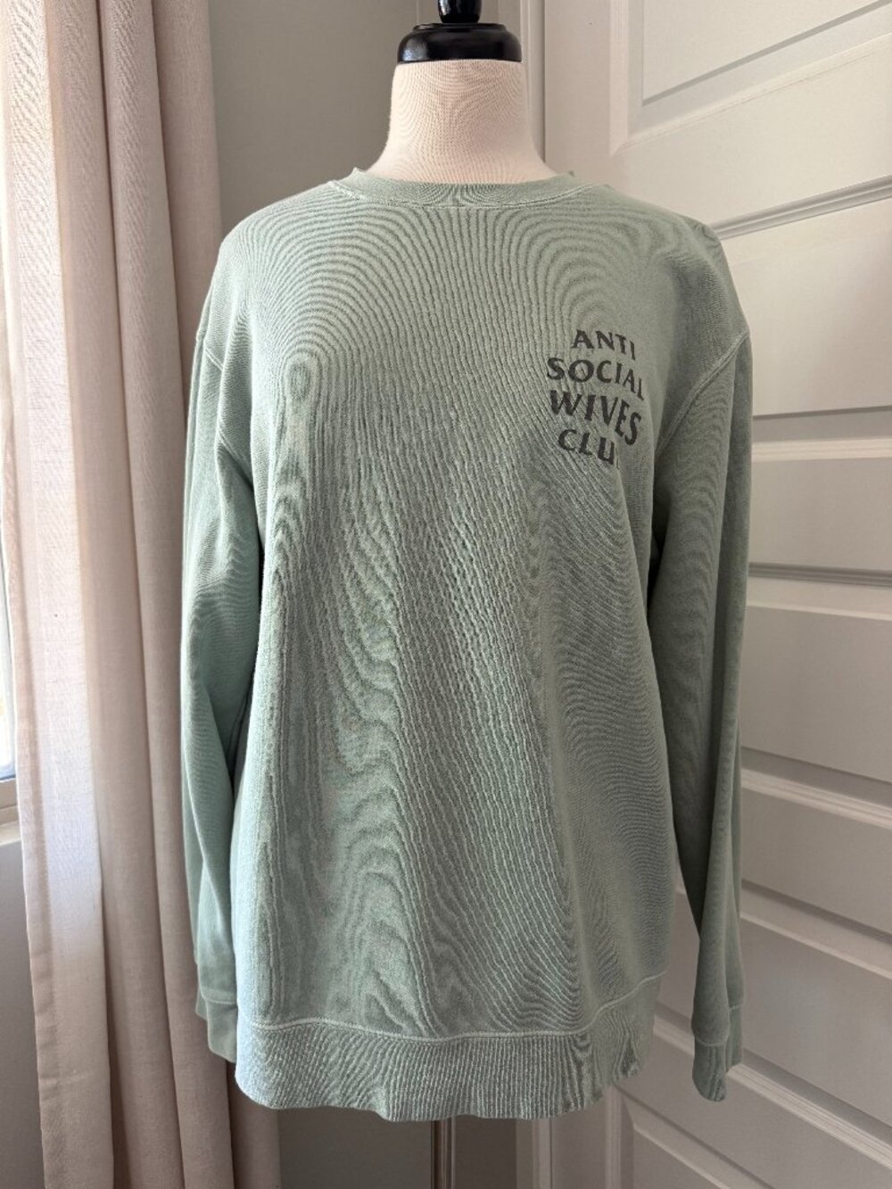 Hubs & Hers Anti Social Wives Club Crewneck : Small/Medium
